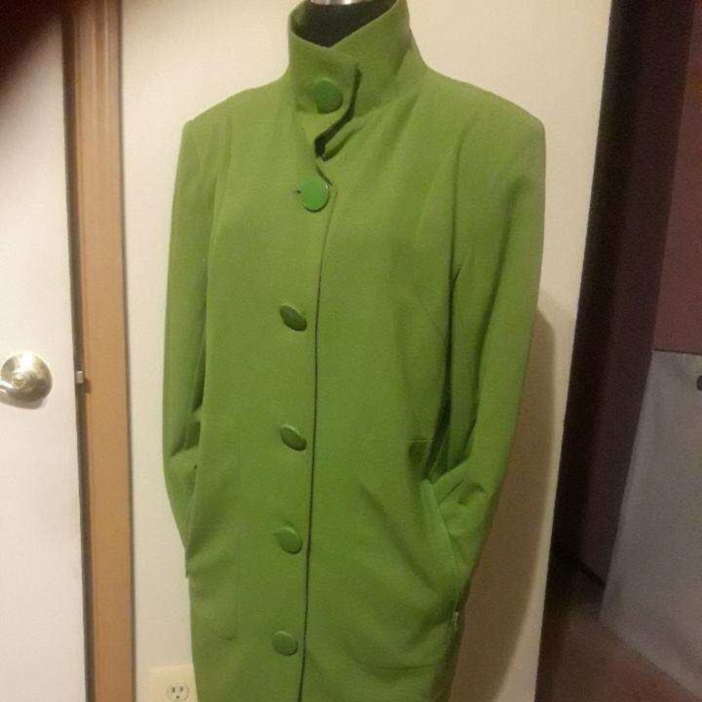 High neck fall coat